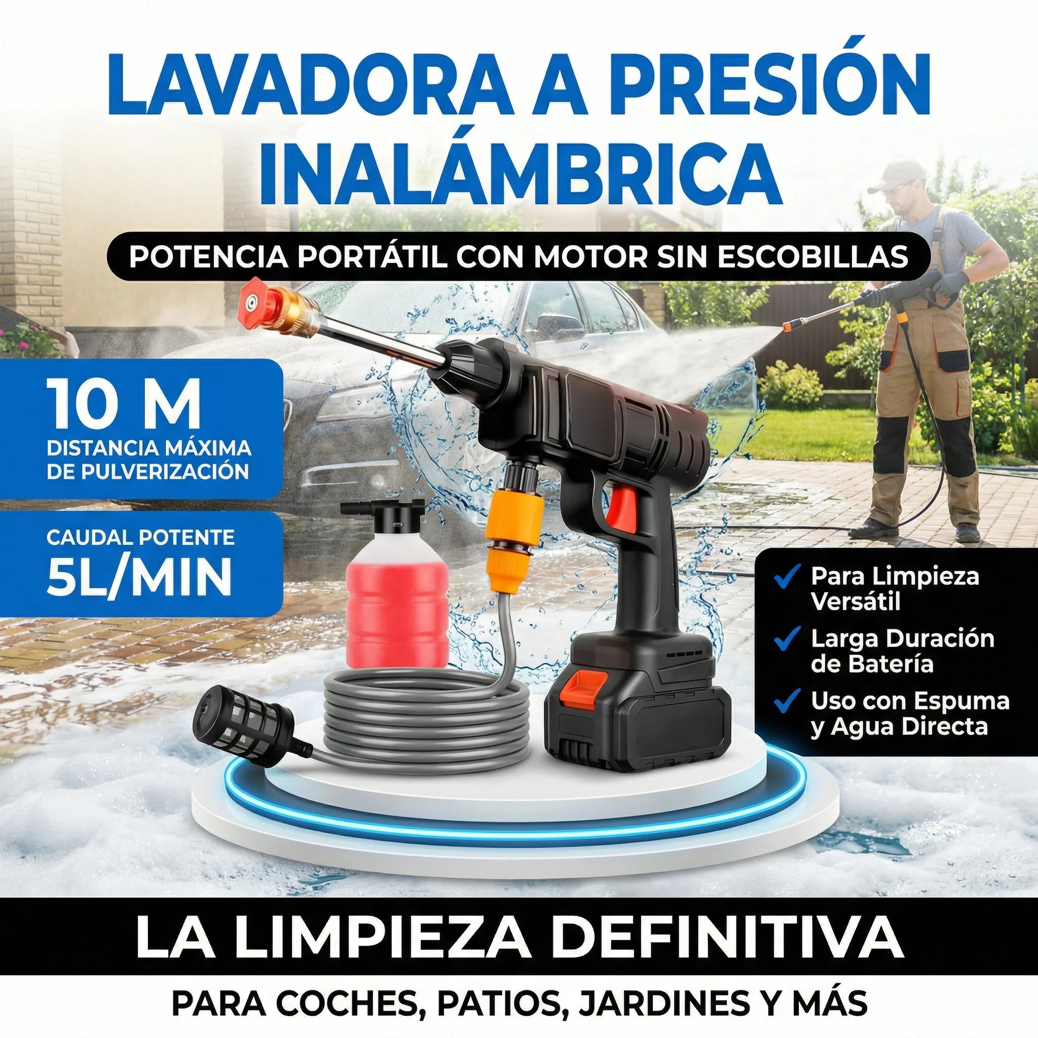 PISTOLA DE ALTA PRESIÓN